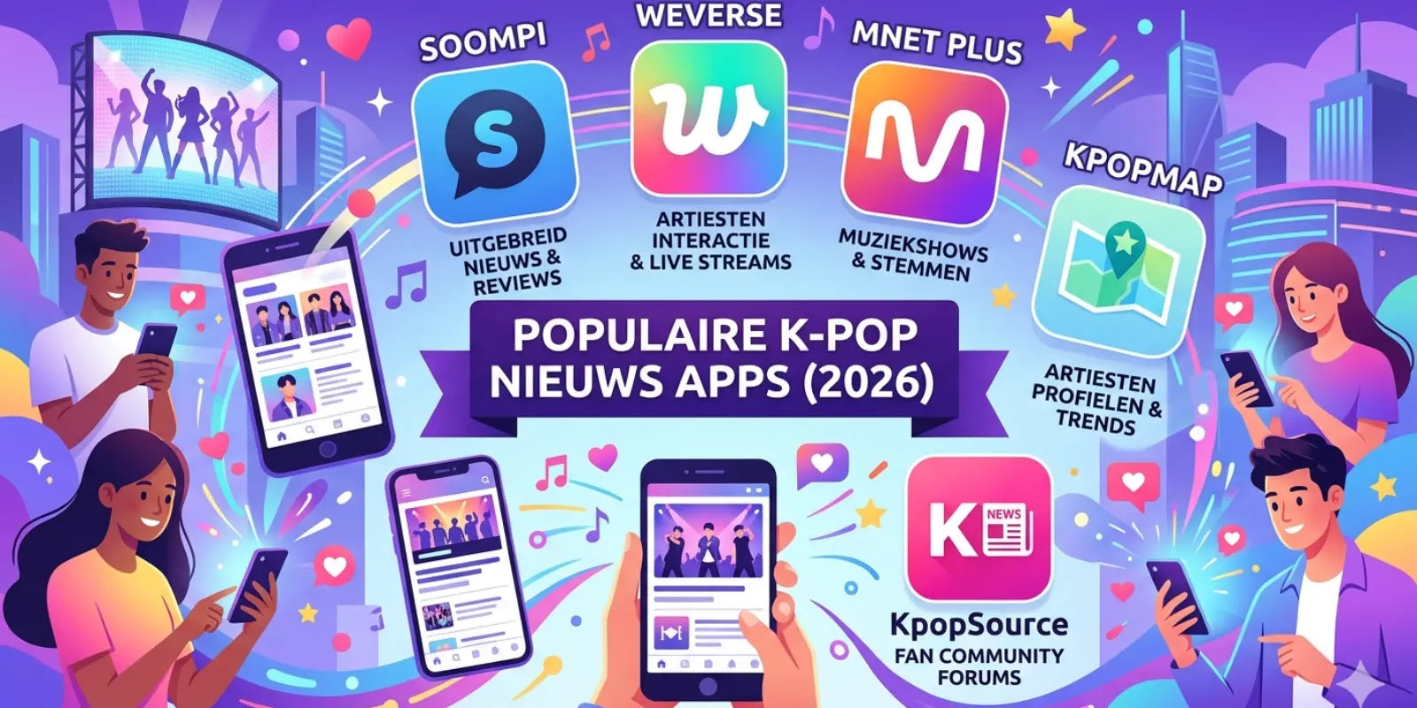 Welche Apps sind beliebt, um K-Pop-Nachrichten zu verfolgen? (2026)