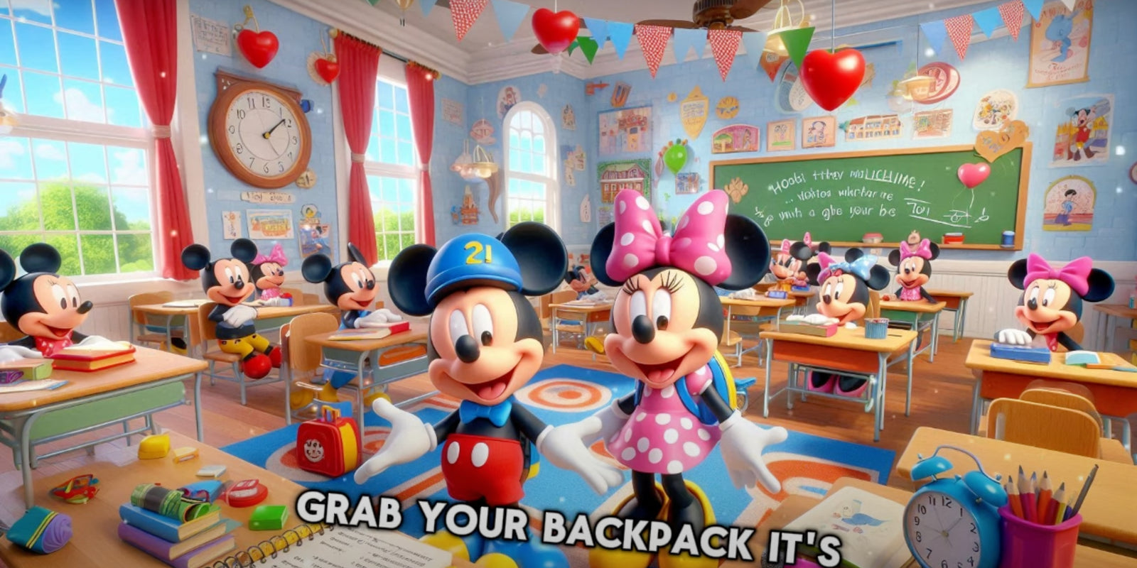 Minnie Mouse Back to School