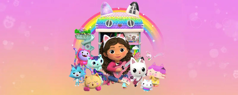 What are the names of the characters in Gabby's Dollhouse?