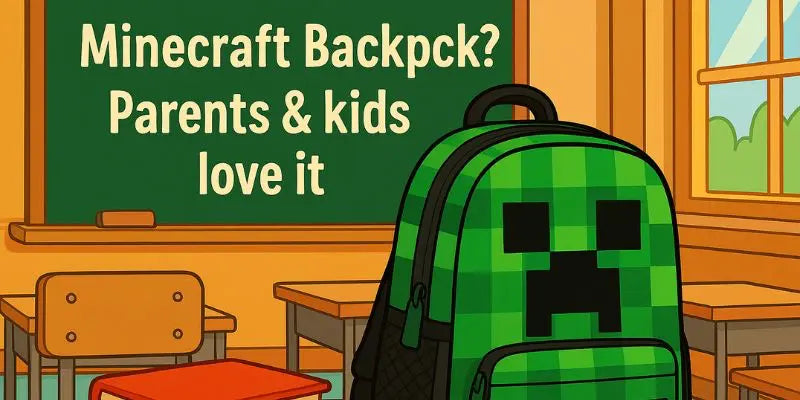 Minecraft Rucksack kaufen? Robuste und coole Tasche für Kinder