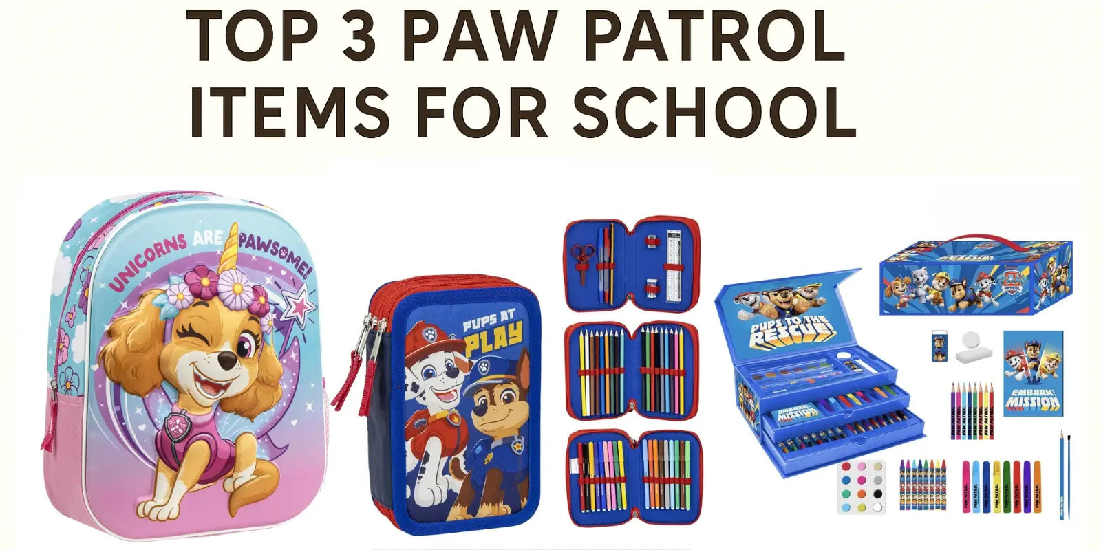 Welke Paw Patrol schoolspullen zijn er? De leukste items voor jonge fans