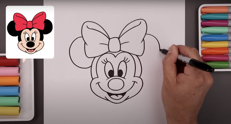 Minnie Mouse Coloring Pages and Drawing