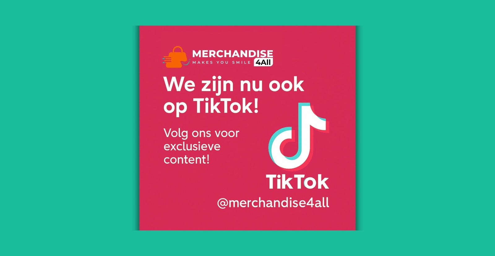 We zijn nu ook op TikTok