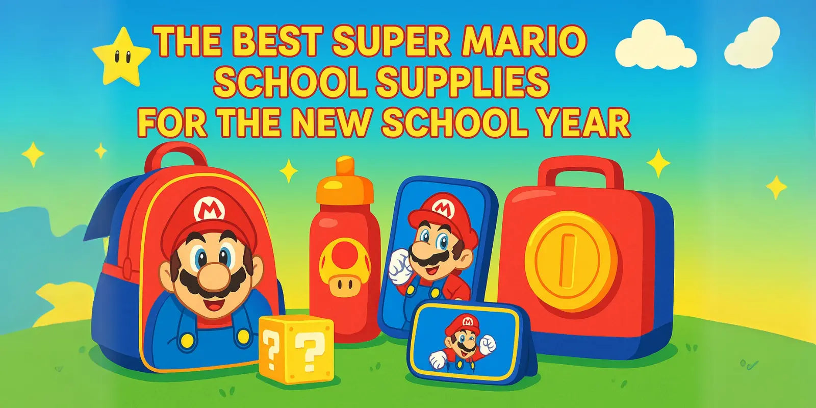 Die schönsten Super Mario Schulartikel für das neue Schuljahr