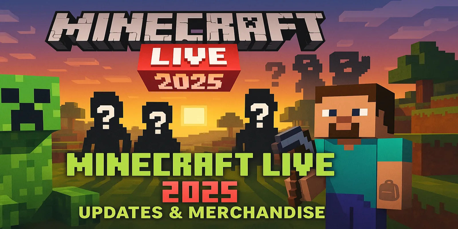 Minecraft Live 2025: Alles wat je moet weten + de tofste Minecraft merchandise