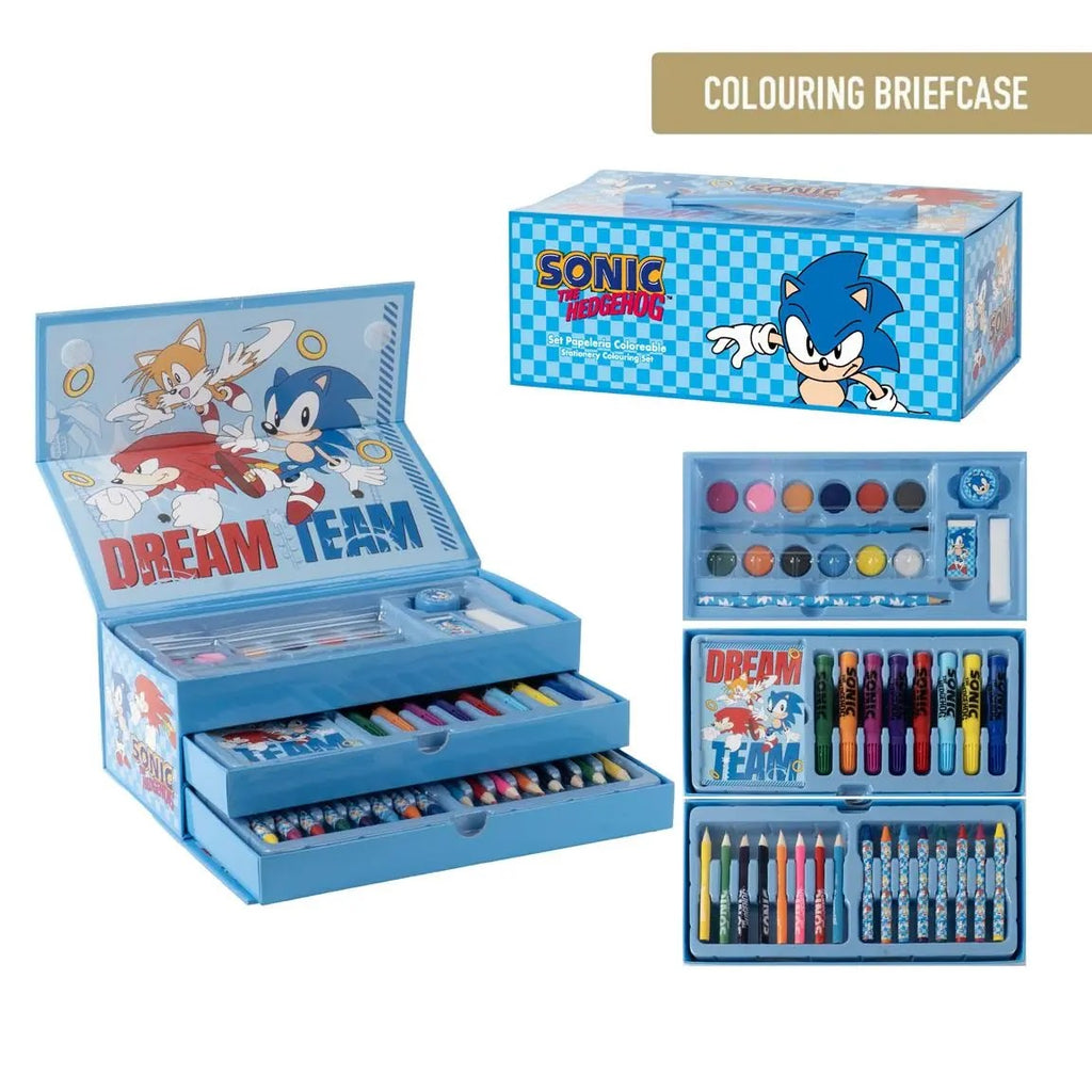 Sonic the Hedgehog tekendoos gevuld