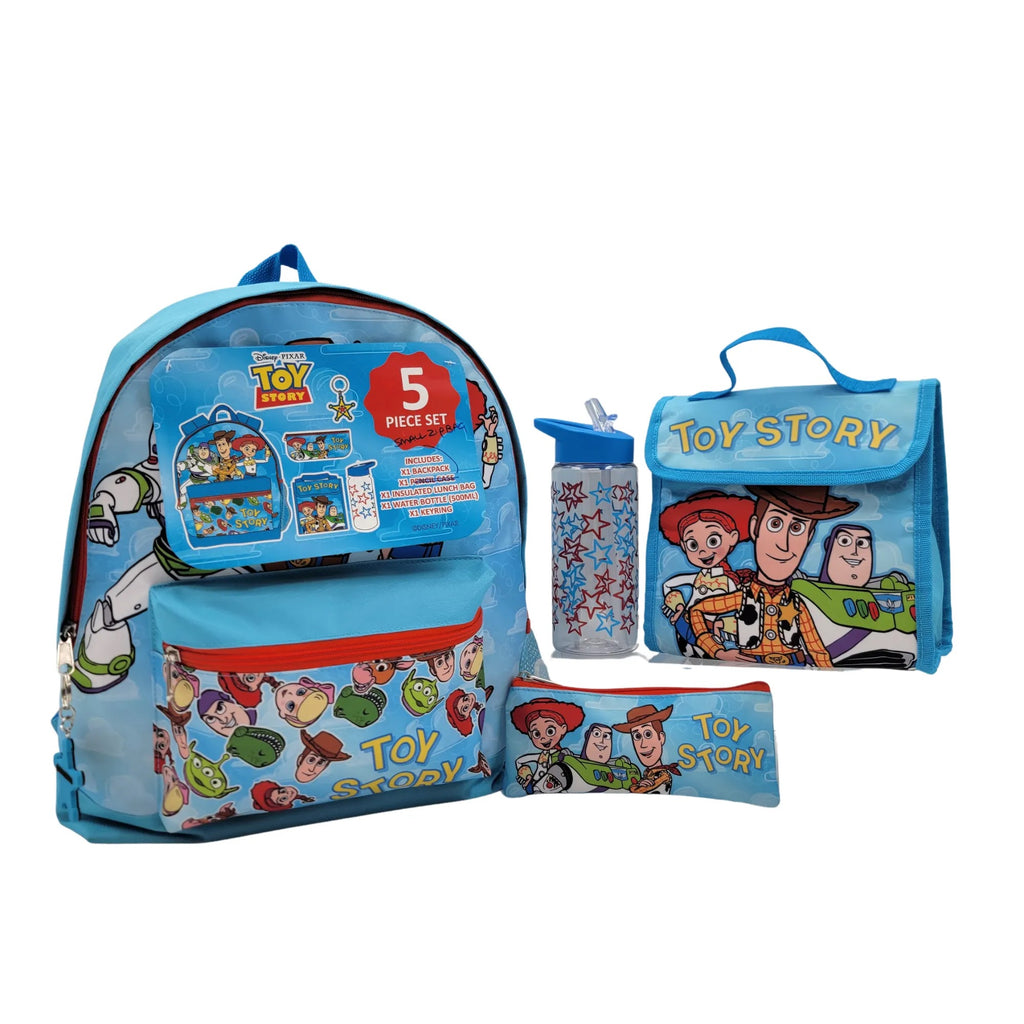 Disney Toy Story 5-delige schoolset met rugzak, lunchtas, drinkfles, etui en sleutelhanger