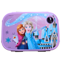 Disney Frozen broodtrommel paars met Elsa Anna en Olaf