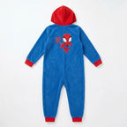 Spidey onesie achterkant met Spidey print op de rug