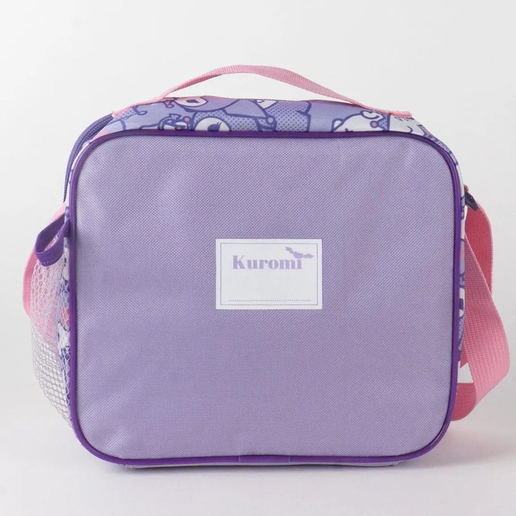 Kuromi lunchtas achterkant naamlabel