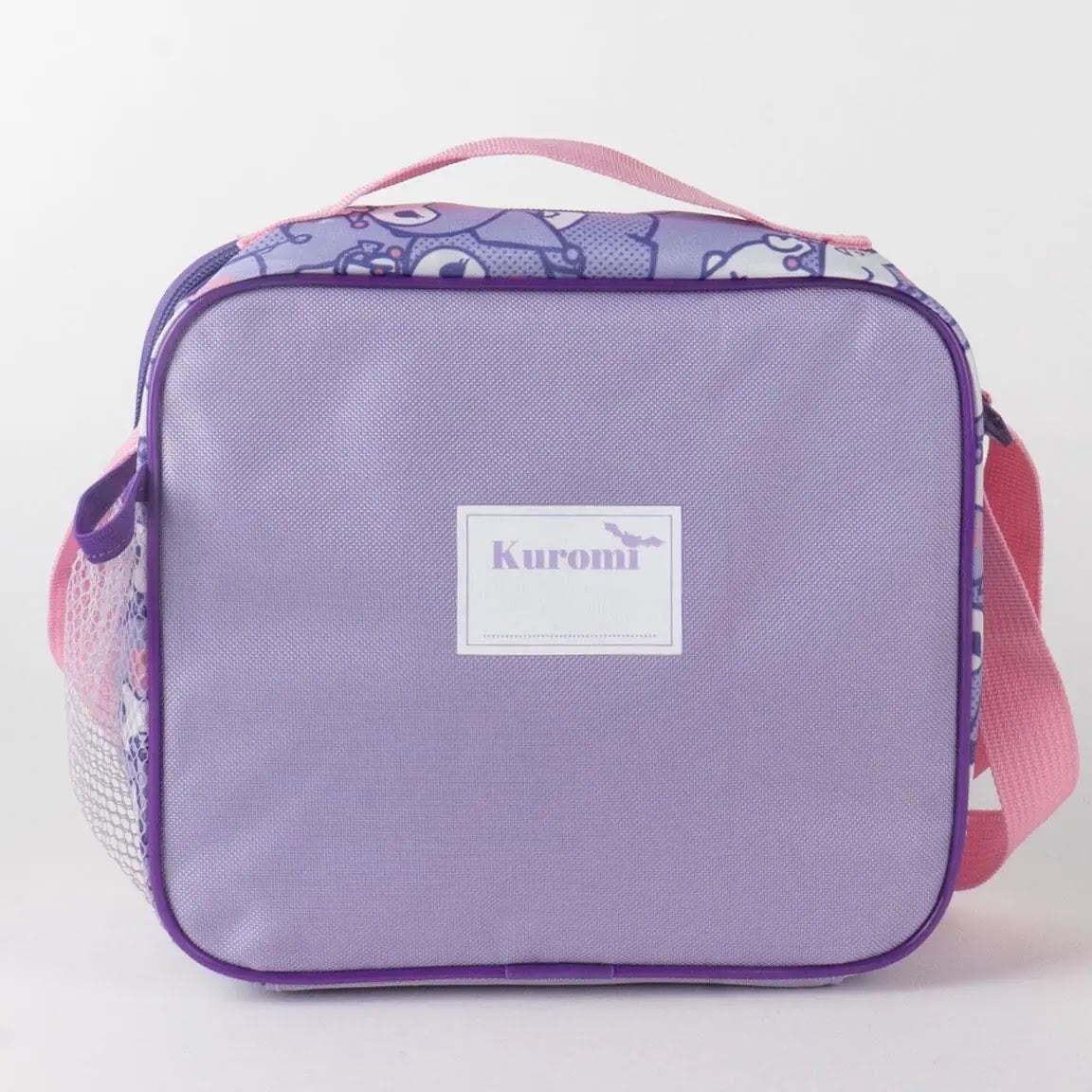 Kuromi lunchtas achterkant naamlabel
