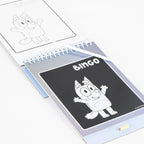 Bluey krasboek Bingo kraspagina