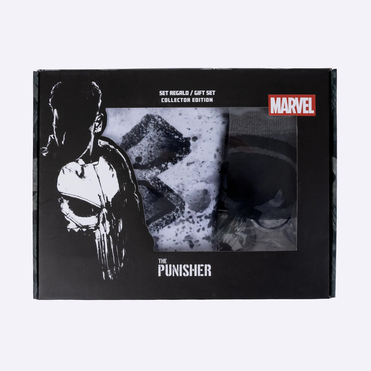 Punisher cadeaudoos met venster voorkant