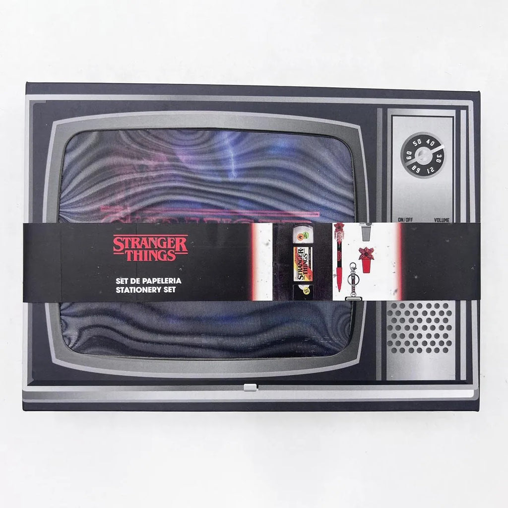 Stranger Things Schrijfset tv cadeauverpakking
