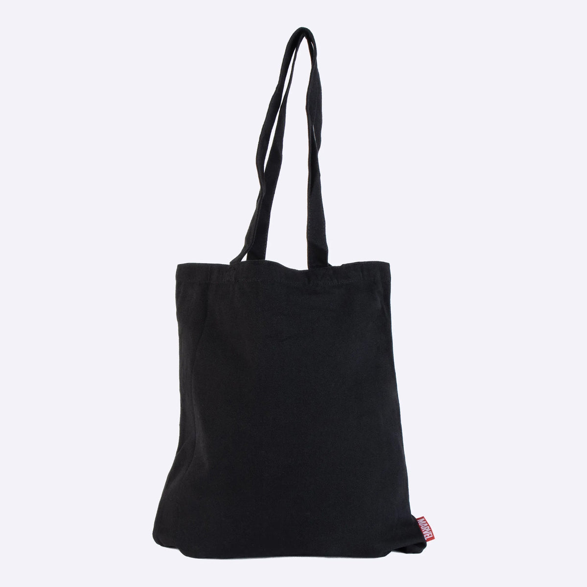 Achterkant van de zwarte shopper