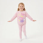 Meisje in Peppa Pig sweater vooraanzicht