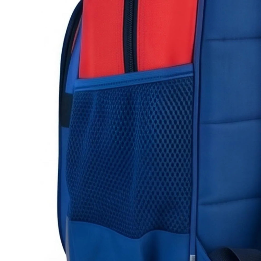 Spiderman grote rugzak mesh zijvak detail
