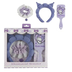 Hello Kitty Kuromi haaraccessoires set met haarborstel, diadeem met oren, scrunchie en cadeaudoos