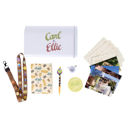 Disney Pixar Up Carl en Ellie Cadeauset - Notitieboek, Pen, Ansichtkaarten en Brievenbus
