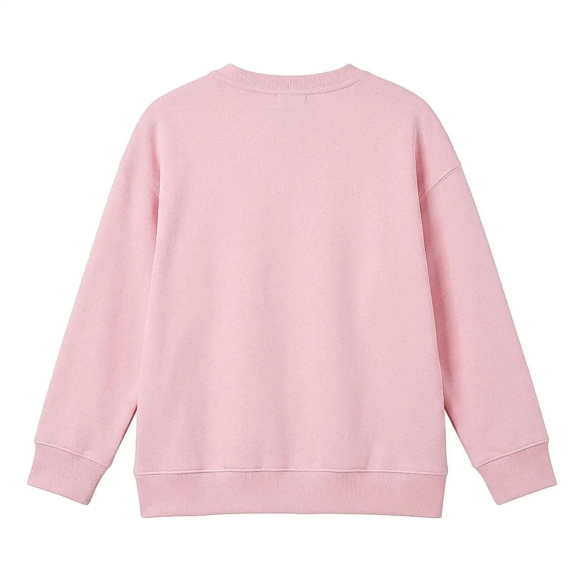 Peppa Pig sweater achterkant effen roze