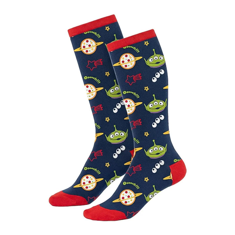 Donkerblauwe Toy Story sok met groene Aliens