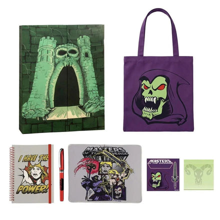 Masters of the Universe Bureauset 6-delig - Castle Grayskull & Skeletor - Shopper, Notitieboek & Muismat