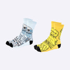 Twee paar sokken met R2-D2 en C-3PO