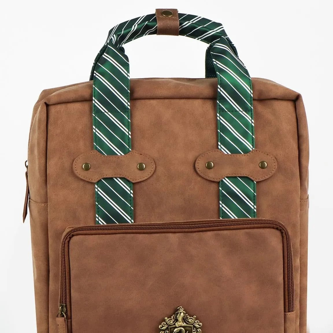 Harry Potter Slytherin Rugzak detail wapenschild