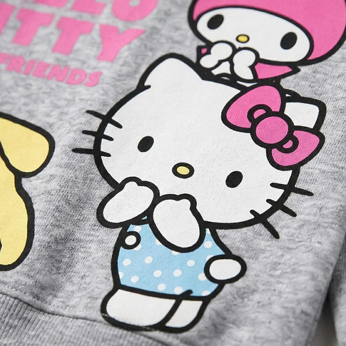 Detail print Hello Kitty en My Melody