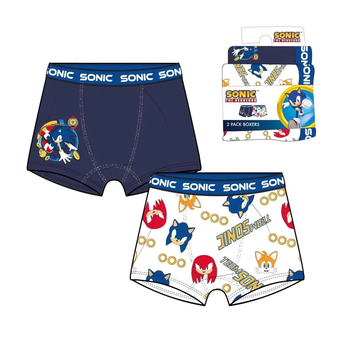 Sonic the Hedgehog Boxers verpakking