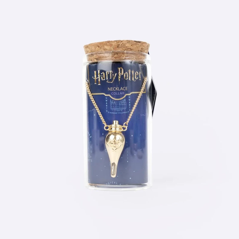 Felix Felicis ketting in glazen flesje met Harry Potter binnenkaart