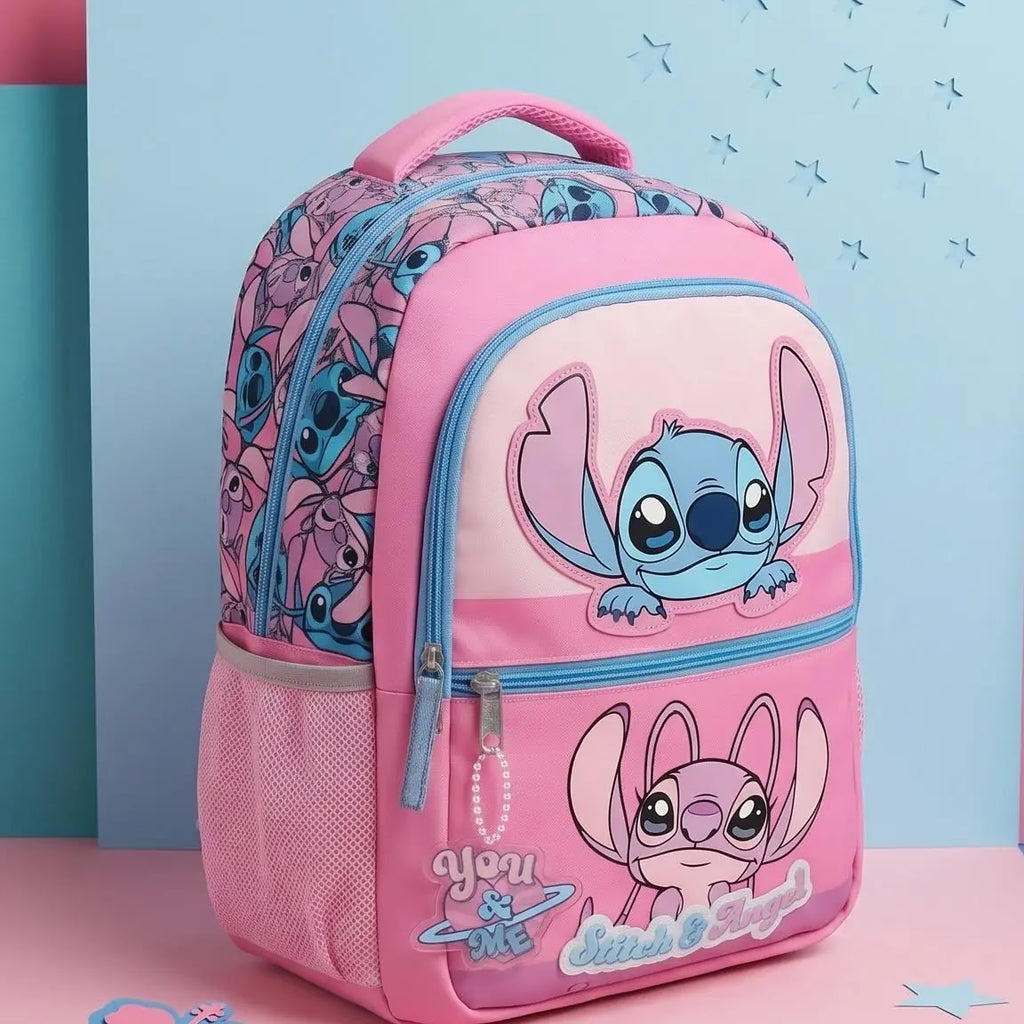 Disney Stitch en Angel schoolrugzak sfeerbeeld