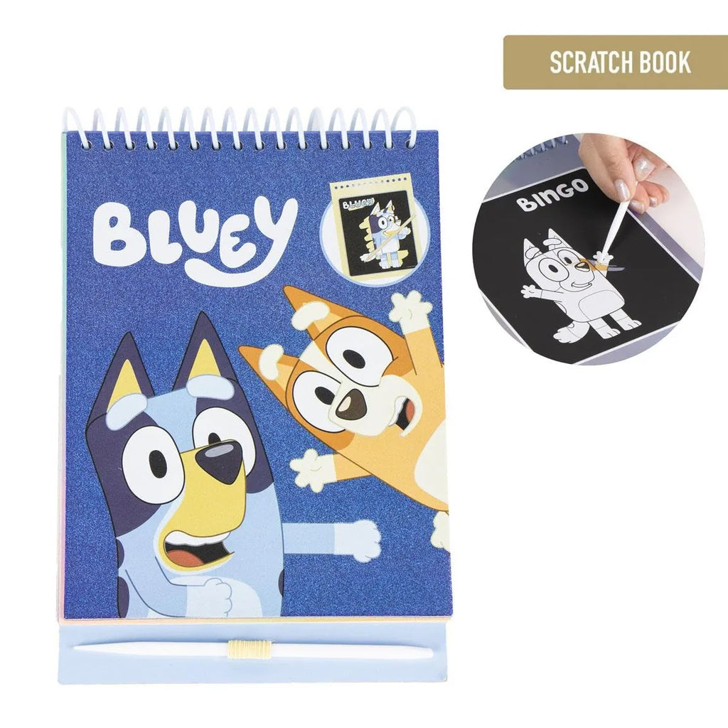 Bluey en Bingo krasboek met kraspen