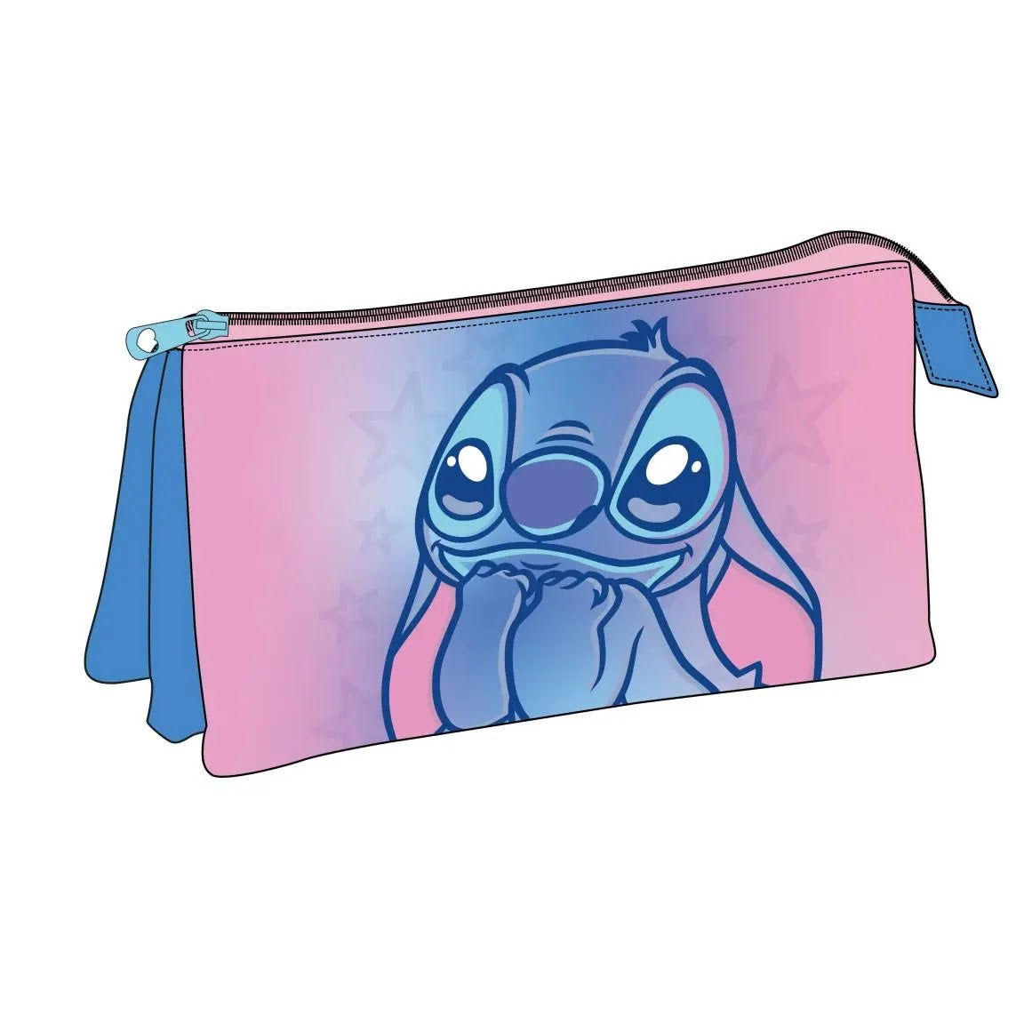 Disney Stitch etui 3 vakken voorkant