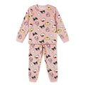 Hello Kitty and Friends fleece pyjama meisjes roze met all-over print vooraanzicht