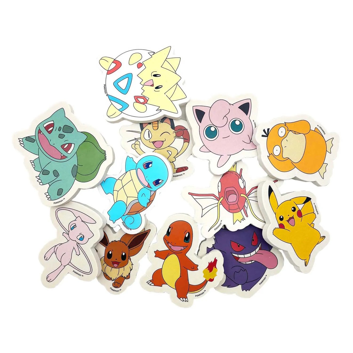 Pokémon XL gum figuren overzicht
