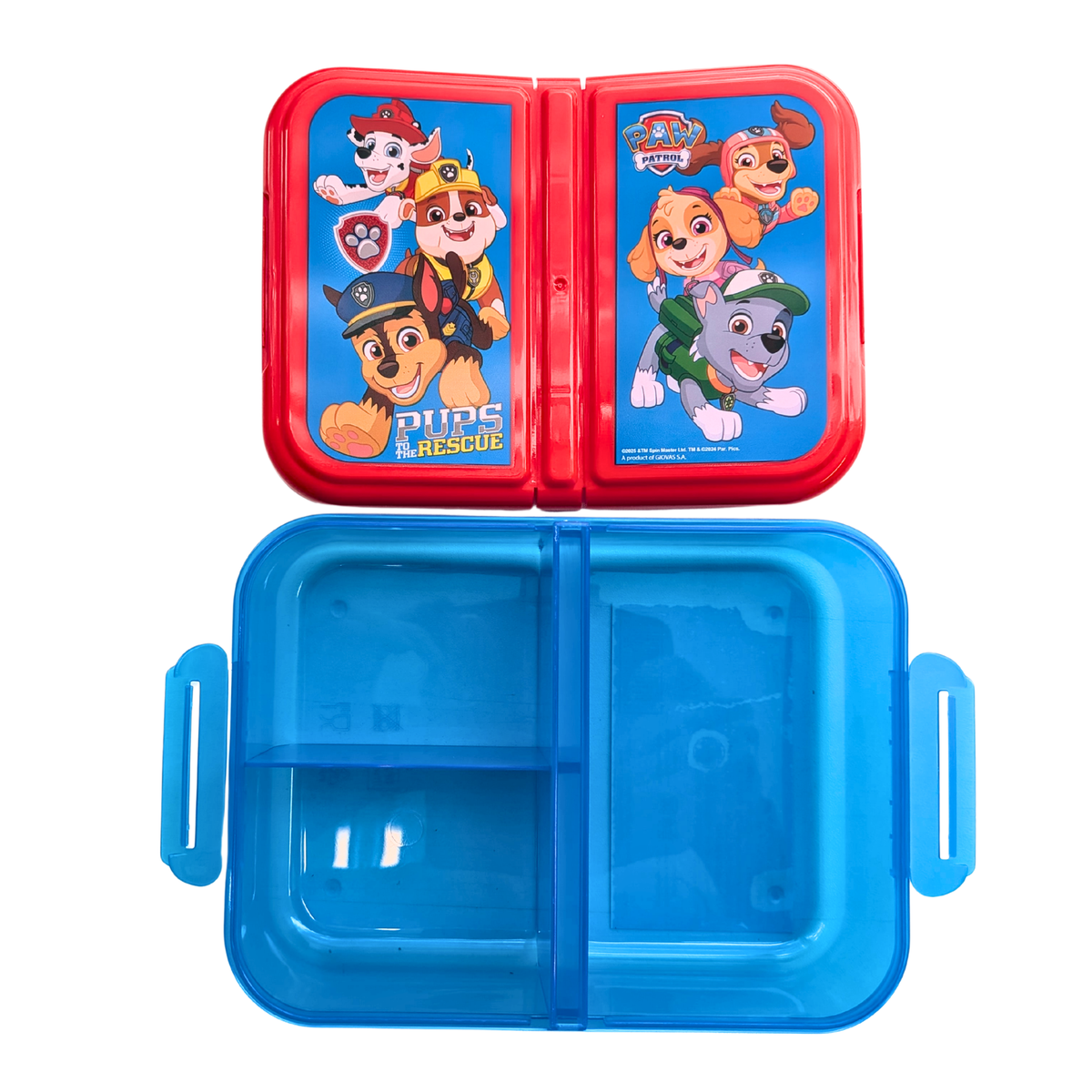 Paw Patrol broodtrommel open bak met 3 vakken