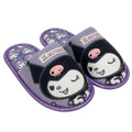 Hello Kitty Kuromi sloffen meisjes lila paar vooraanzicht