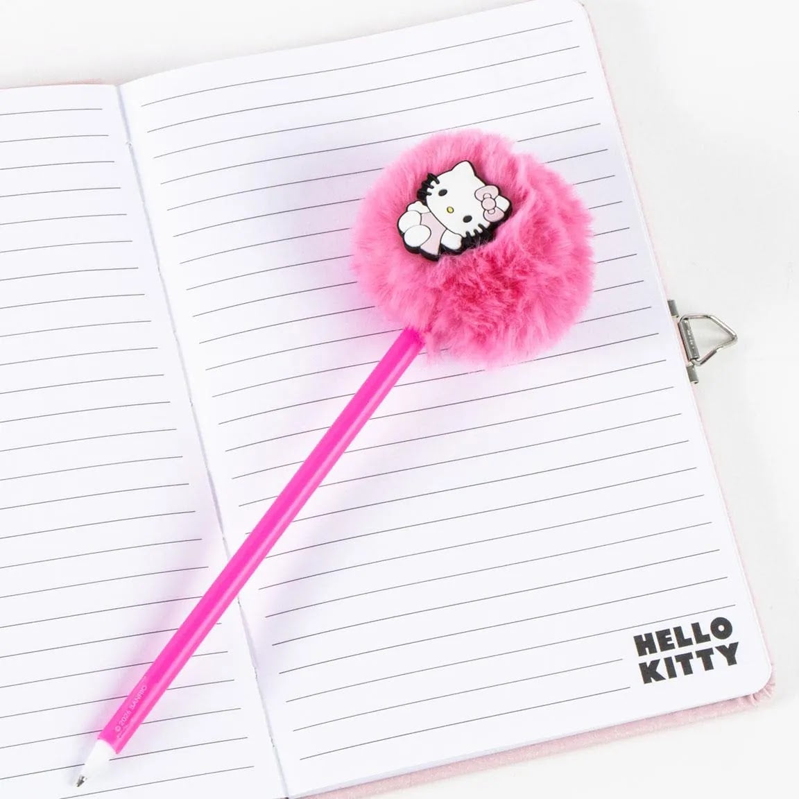 Hello Kitty Dagboek pluizige pen