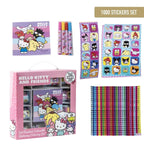 Hello Kitty & Friends stickerset 1000 stickers overzicht