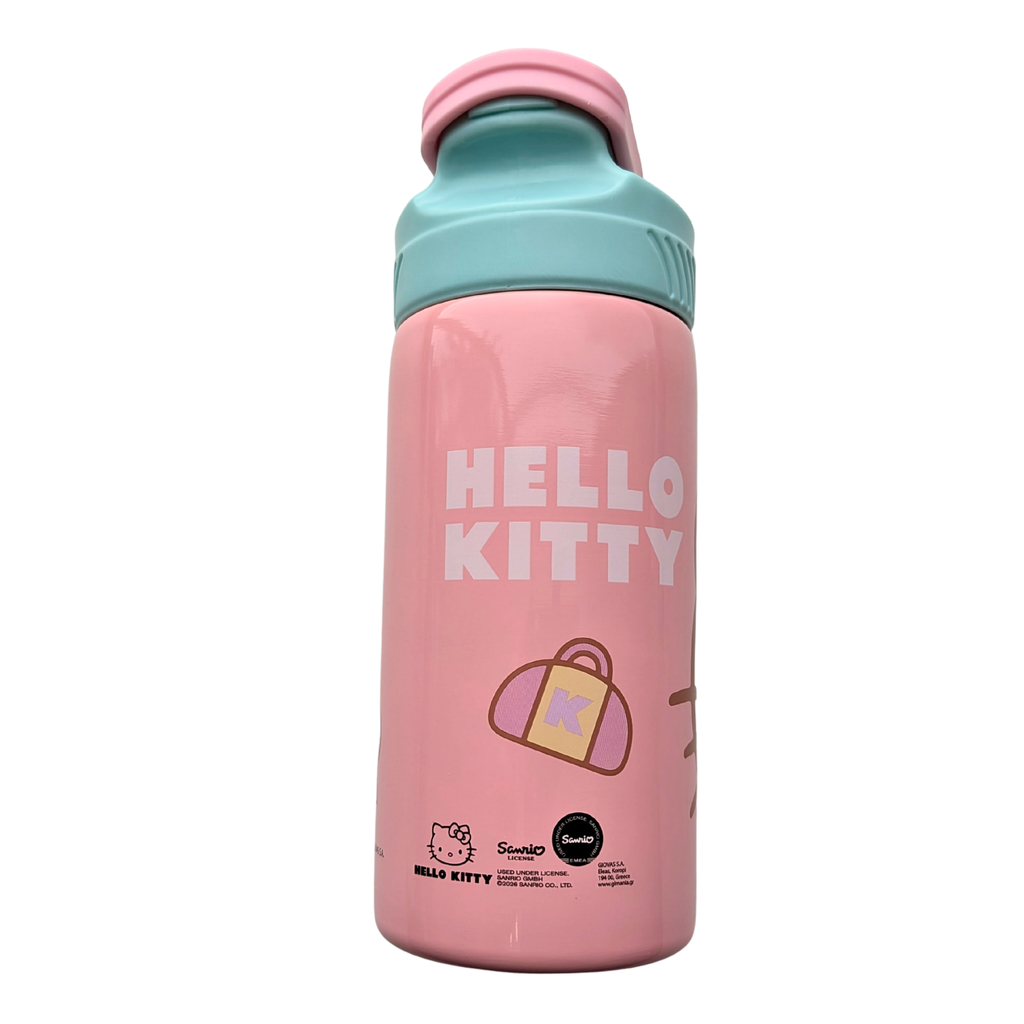 Hello Kitty drinkfles achterkant met naam