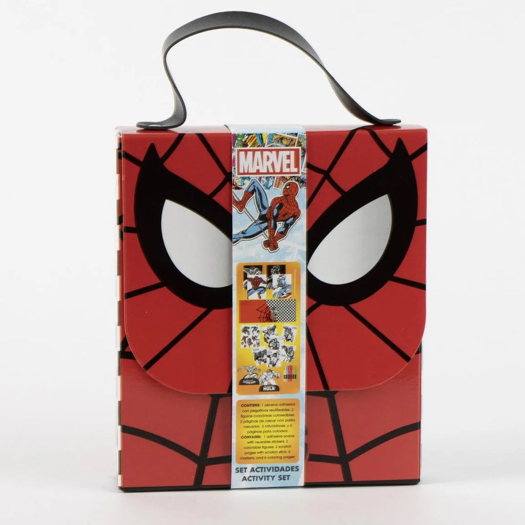 Marvel Spiderman activiteitenset verpakking voorkant