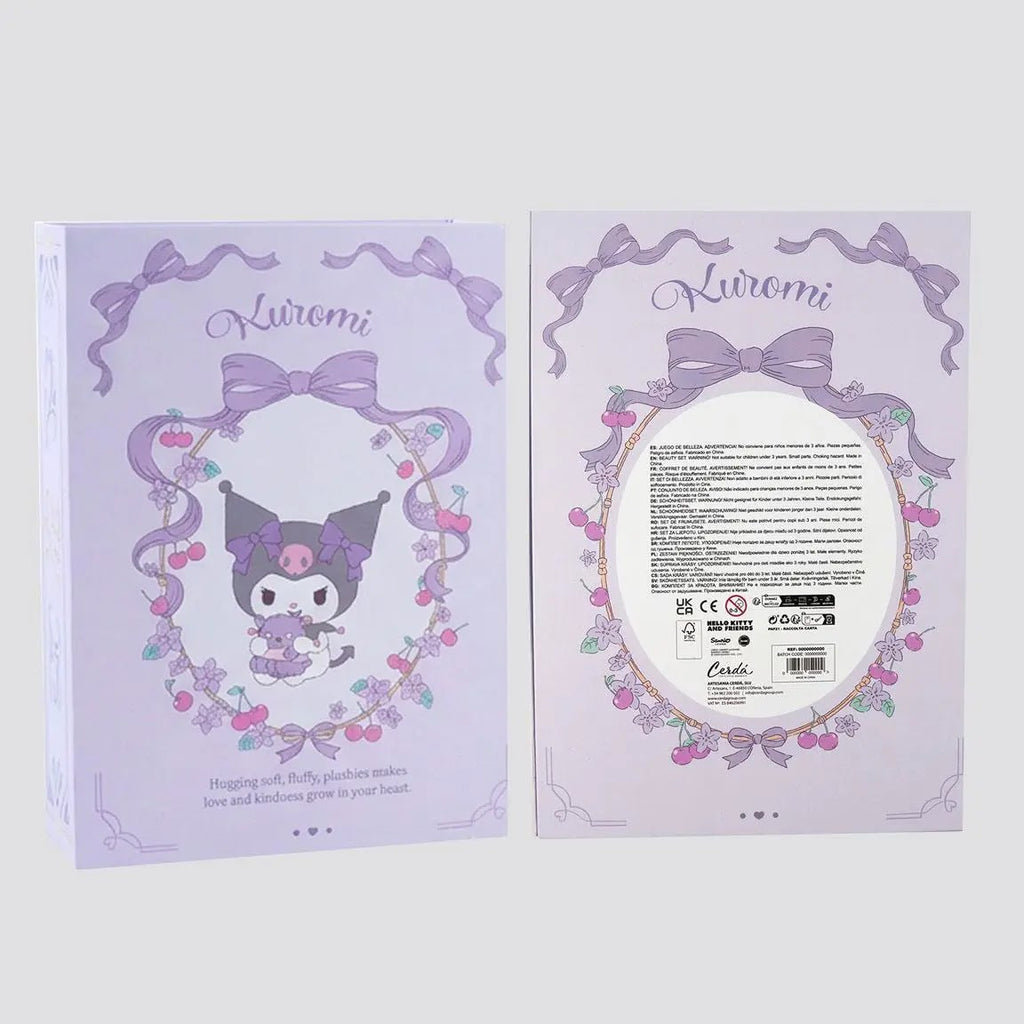 Kuromi cadeaudoos voor- en achterkant