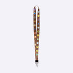Bruin keycord met padvindersbadges