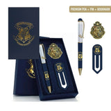Harry Potter Hogwarts Schrijfset - Pen, Pin & Boekenlegger