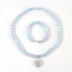 Kralenketting met Elsa hanger en armband met de letters ELSA