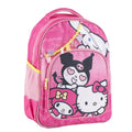 Hello Kitty & Friends schoolrugzak roze voorkant