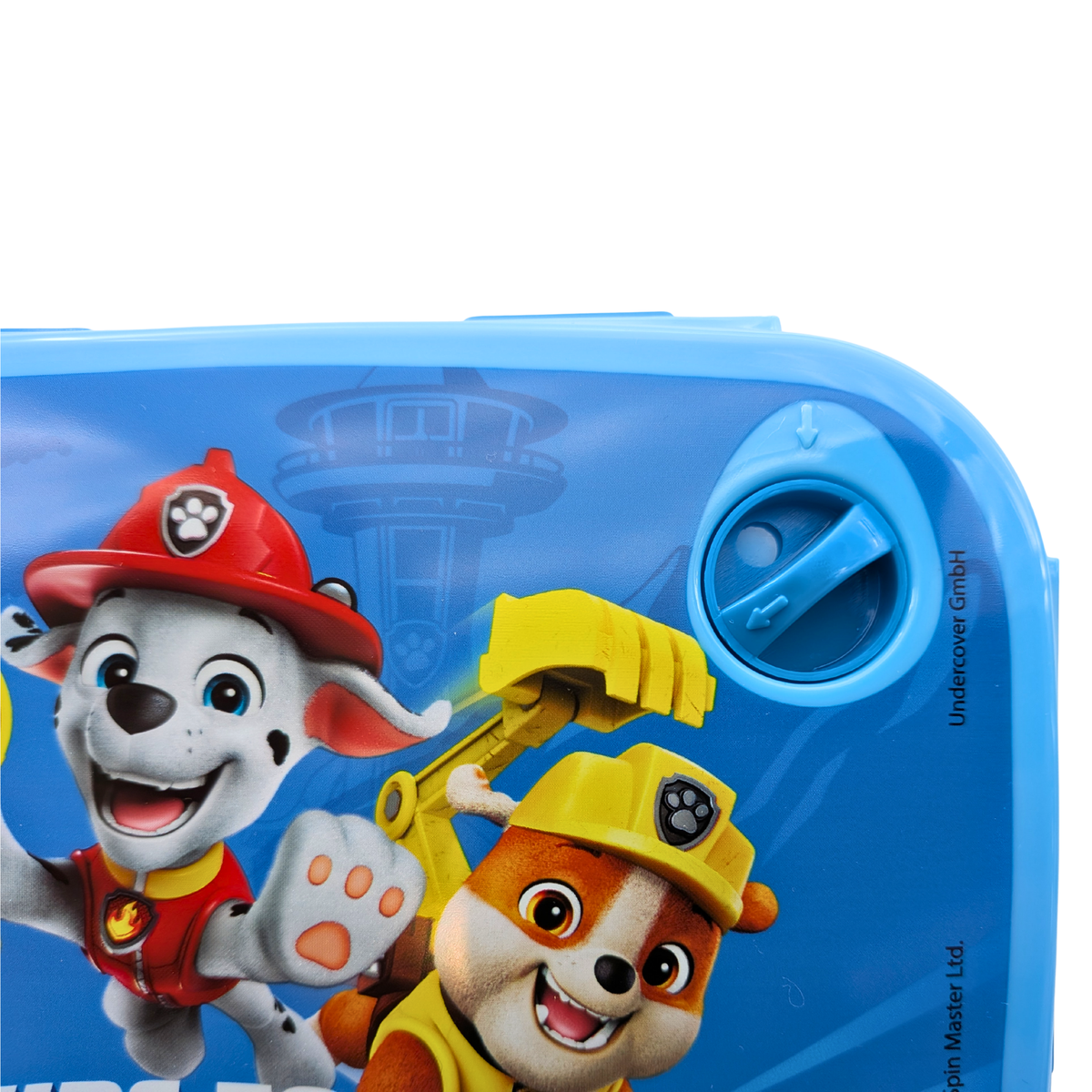 Paw Patrol broodtrommel detail Marshall en Rubble