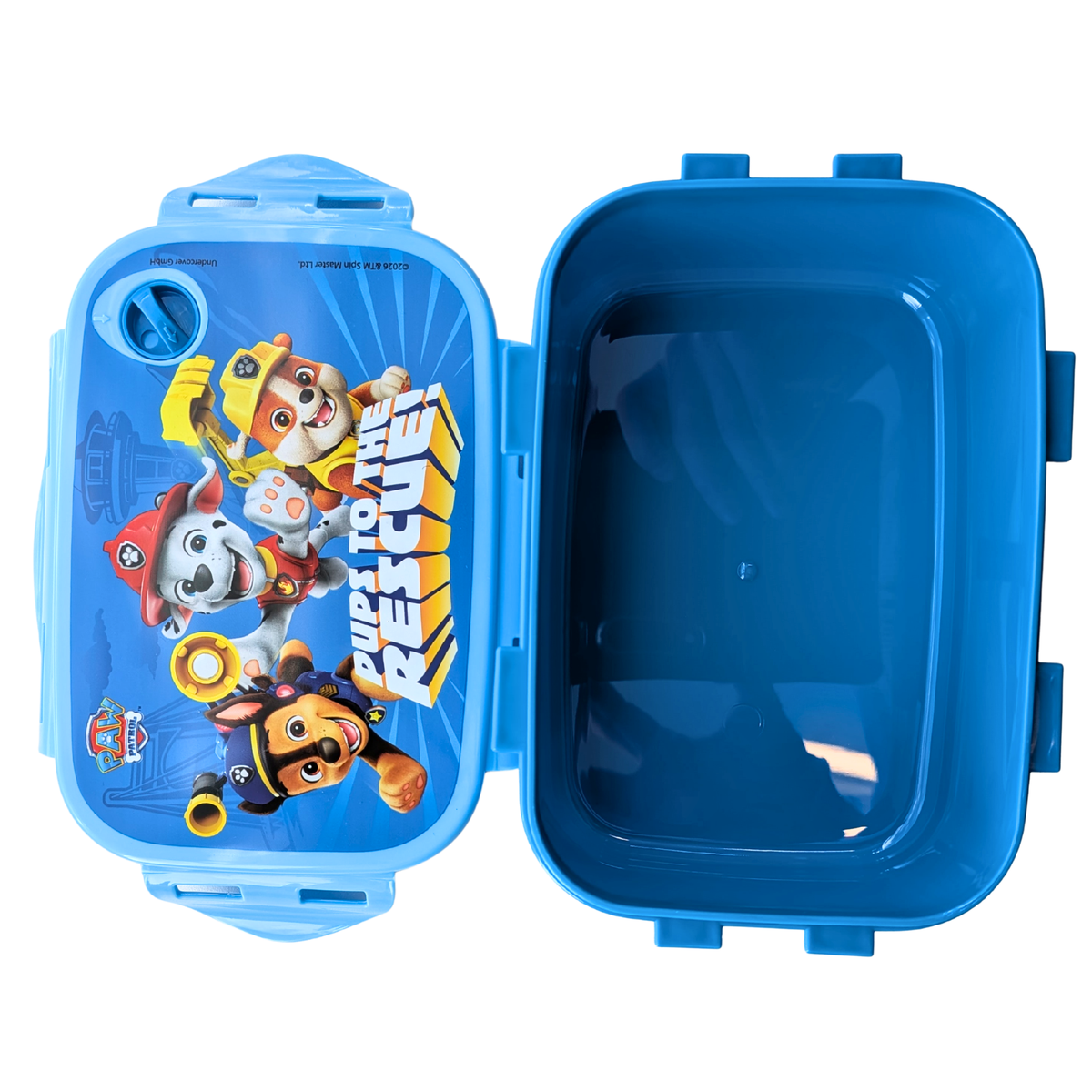 Paw Patrol broodtrommel open