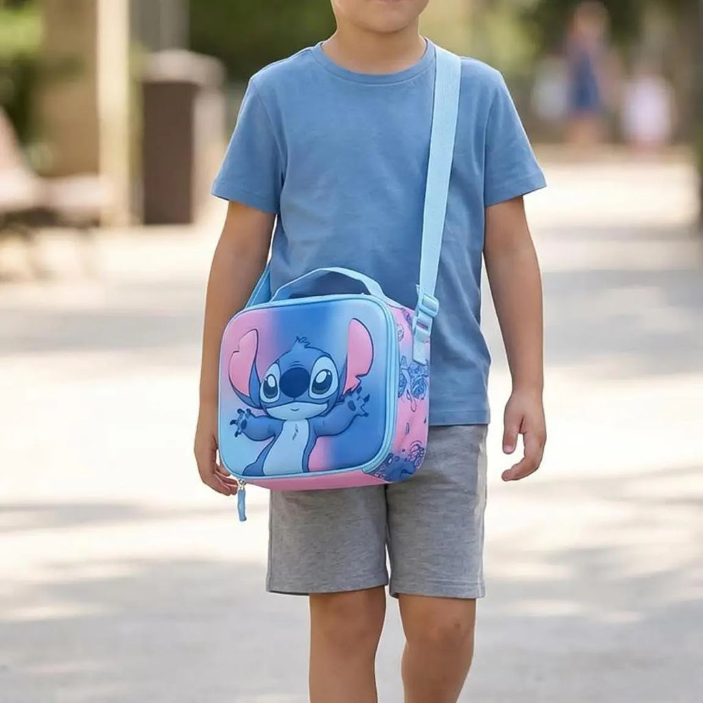 Disney Stitch lunchtas kind op school